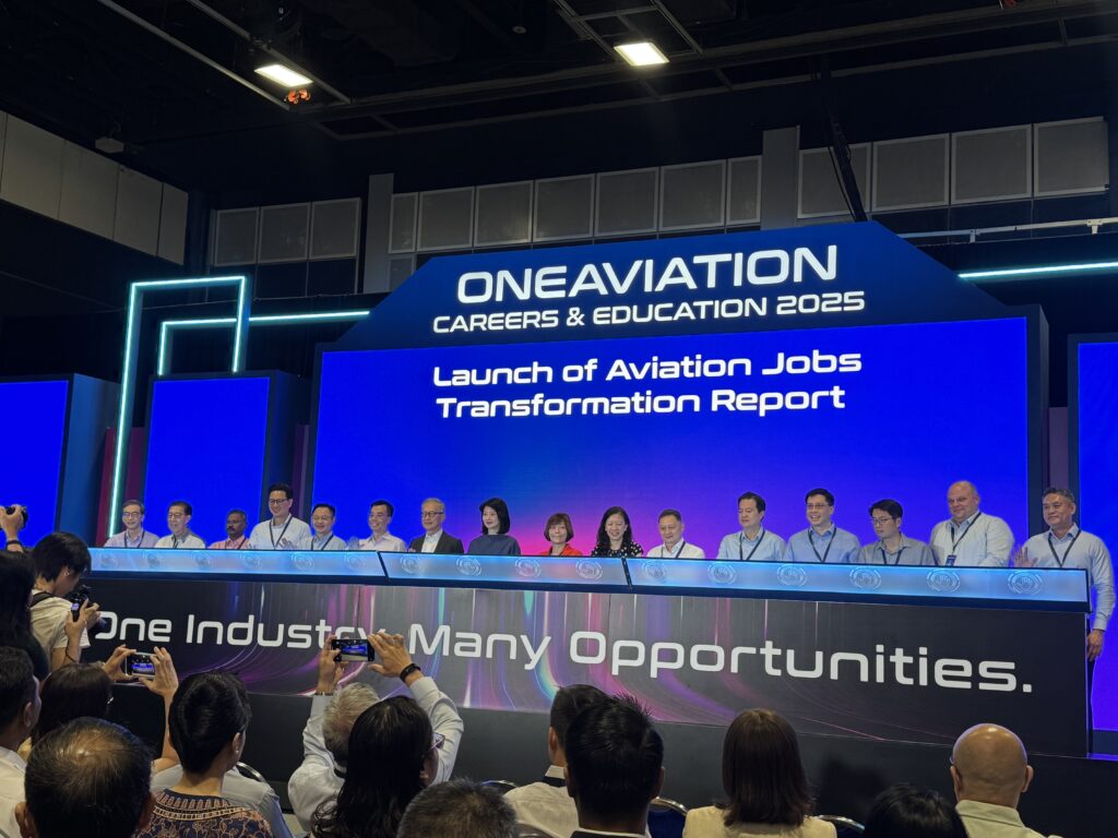 Singapore Launches the Aviation Jobs Transformation Report at OneAviation Careers and Education Fair 2025